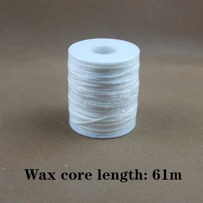 Pre-Waxed Cotton Candle Wicks – 2.6–20cm with Sustainer Tabs (Smokeless) Pre-Waxed Cotton Candle Wicks – 2.6–20cm with Sustainer Tabs (Smokeless)