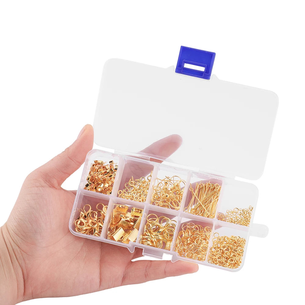 Alloy Jewelry Findings Kit – DIY Repair & Making Set Alloy Jewelry Findings Kit – DIY Repair & Making Set