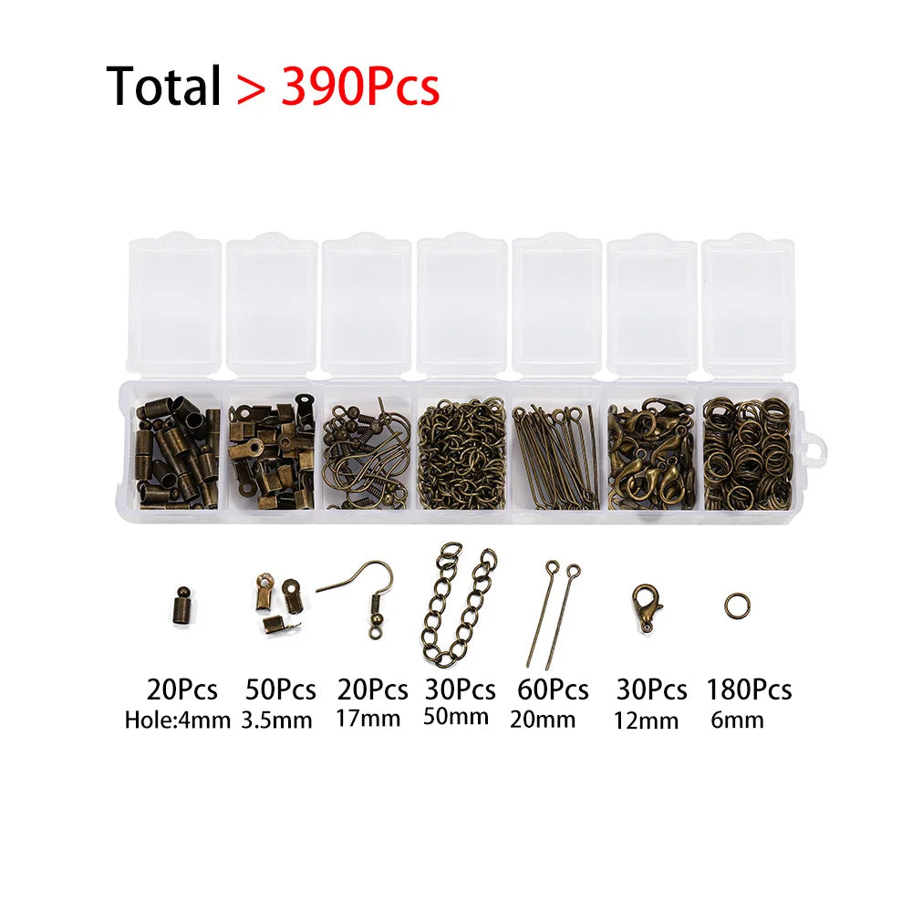 Alloy Jewelry Findings Kit – DIY Repair & Making Set Alloy Jewelry Findings Kit – DIY Repair & Making Set