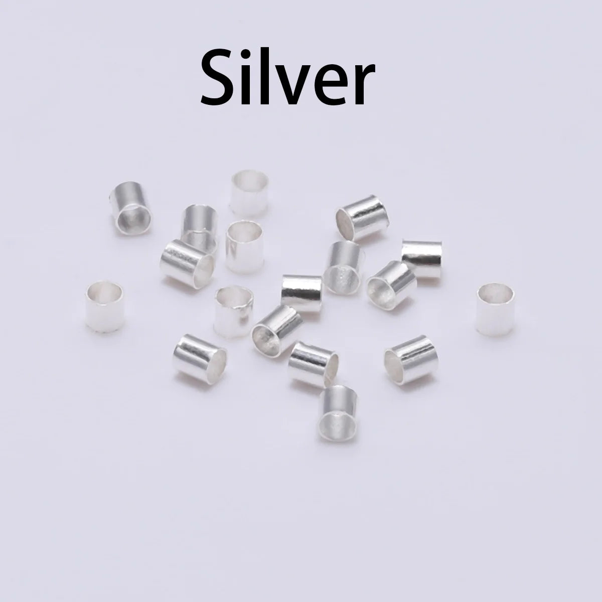 150–500pcs Gold Copper Crimp Tube Beads 150–500pcs Gold Copper Crimp Tube Beads