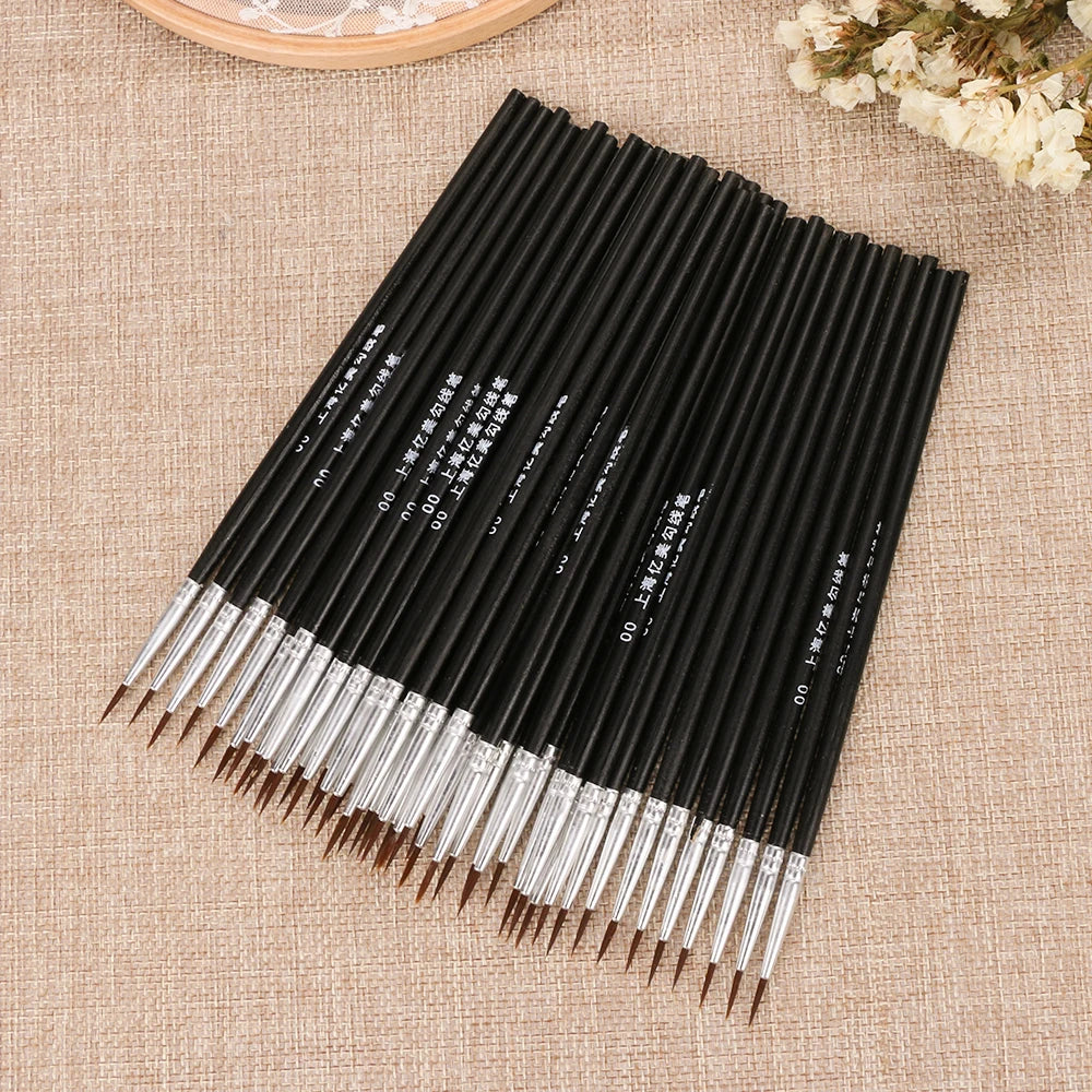 10pcs Fine Detail Paint Brush Set 10pcs Fine Detail Paint Brush Set