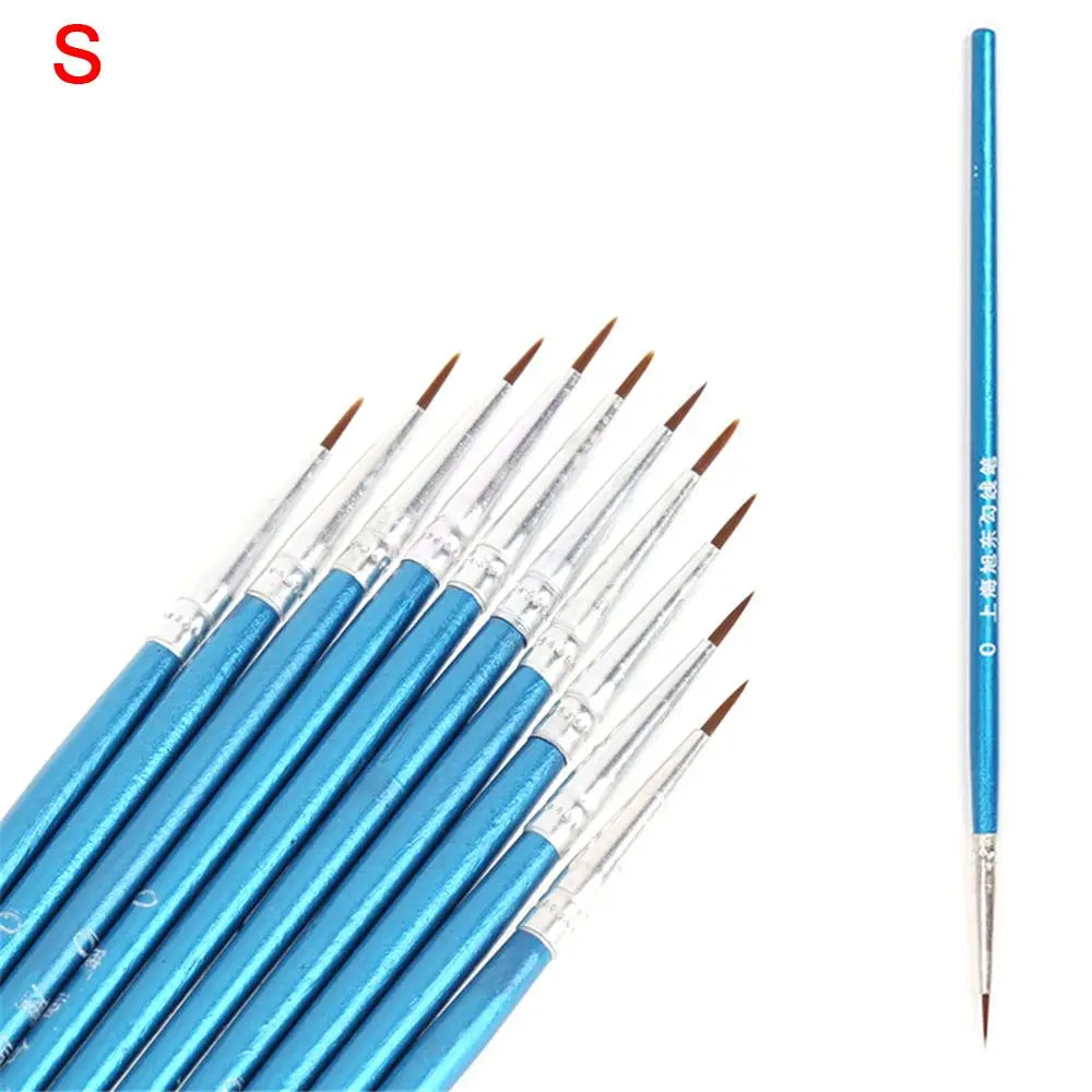 10pcs Fine Detail Paint Brush Set 10pcs Fine Detail Paint Brush Set