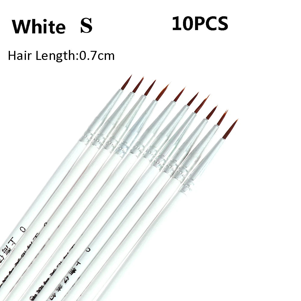 10pcs Fine Detail Paint Brush Set 10pcs Fine Detail Paint Brush Set
