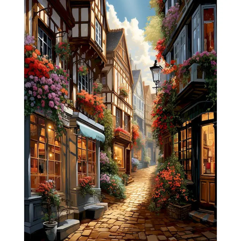 Cityscape Paint by Numbers Kit – DIY Canvas Art with Frame for Adults Cityscape Paint by Numbers Kit – DIY Canvas Art with Frame for Adults