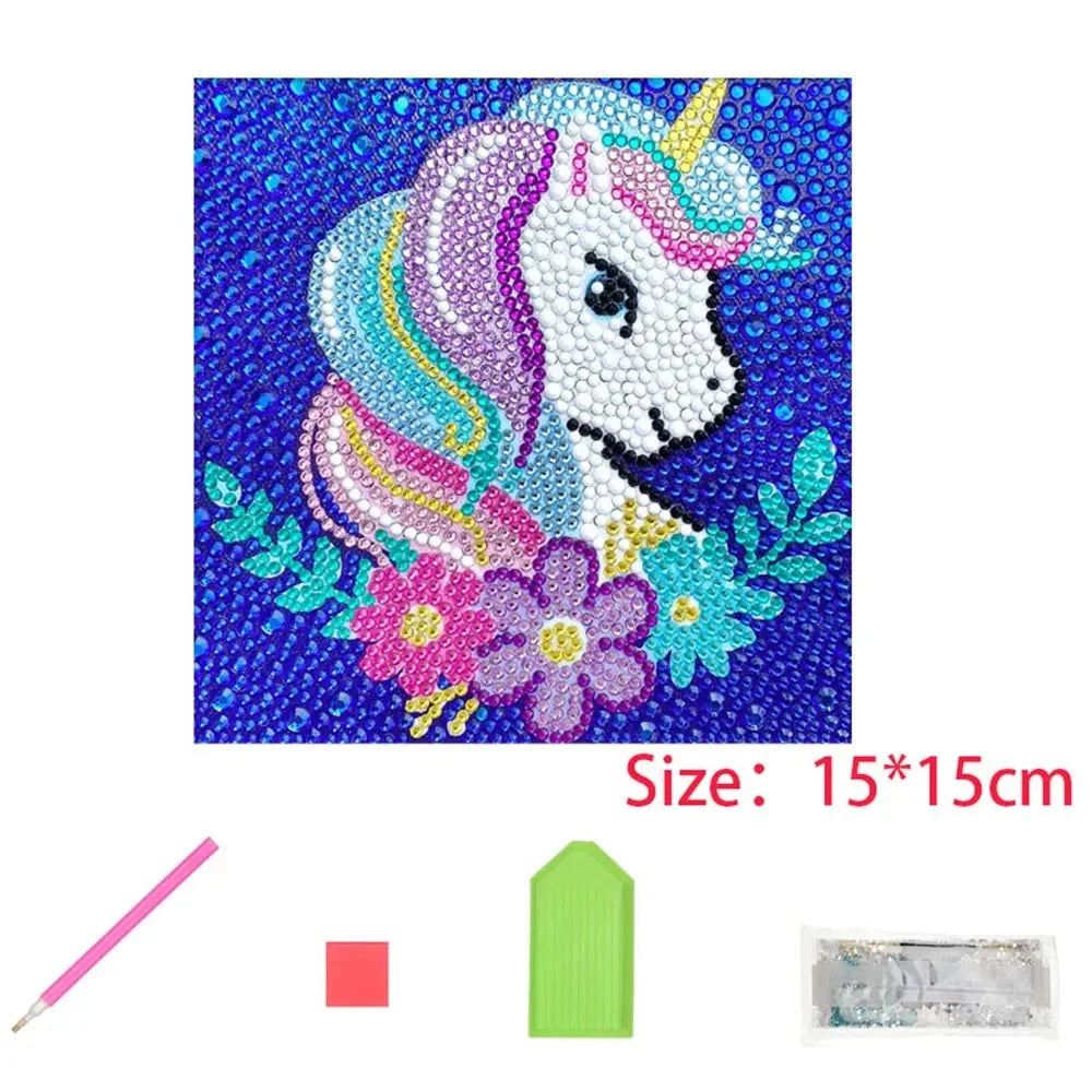 Kids 5D Diamond Art Painting Kit – Animal Design Kids 5D Diamond Art Painting Kit – Animal Design