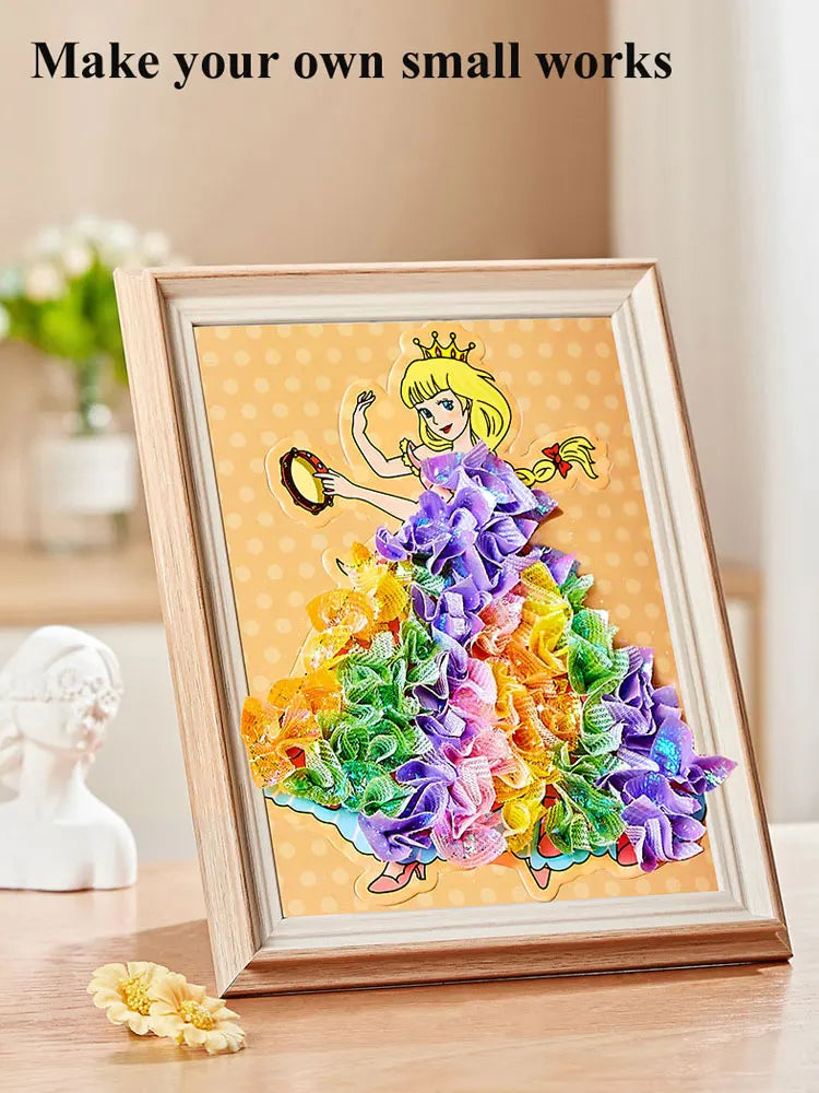 DIY Princess Poking Painting Craft Kit DIY Princess Poking Painting Craft Kit