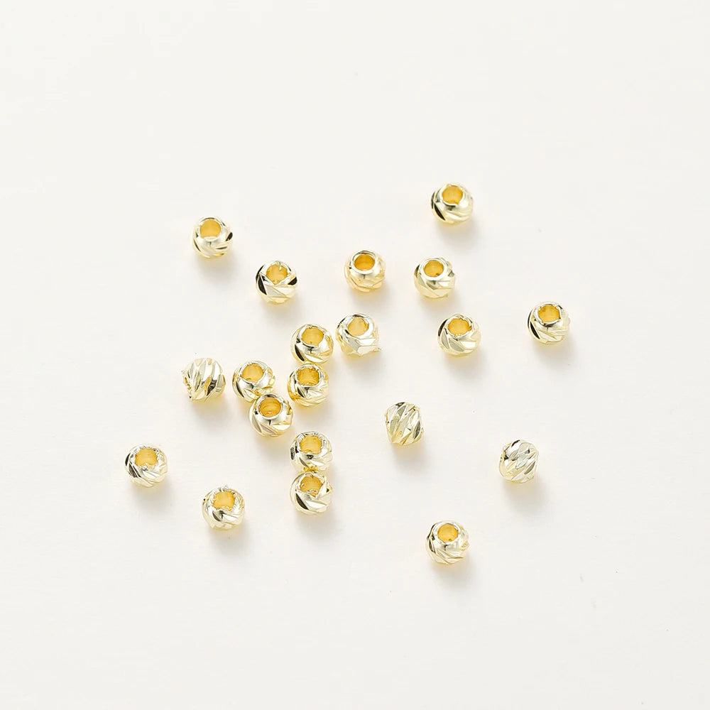 20pcs 18K Gold Plated Flower Spacer Beads 20pcs 18K Gold Plated Flower Spacer Beads