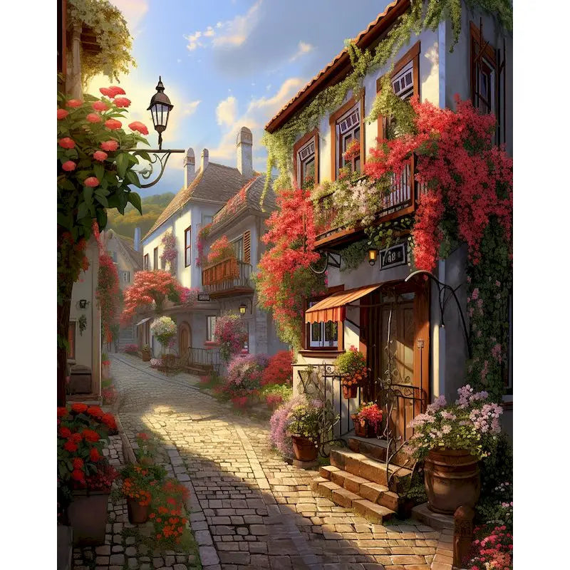 Cityscape Paint by Numbers Kit – DIY Canvas Art with Frame for Adults Cityscape Paint by Numbers Kit – DIY Canvas Art with Frame for Adults