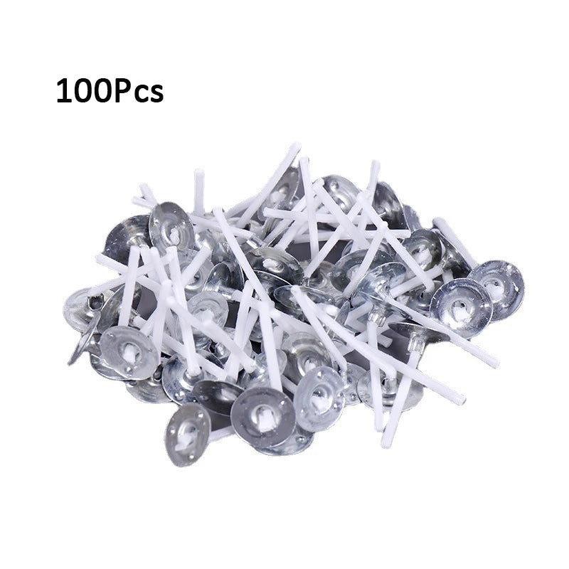 120pcs Waxed Cotton Candle Wicks with Stand – DIY Candle Making Supplies 120pcs Waxed Cotton Candle Wicks with Stand – DIY Candle Making Supplies