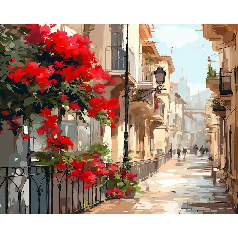 Cityscape Paint by Numbers Kit – DIY Canvas Art with Frame for Adults Cityscape Paint by Numbers Kit – DIY Canvas Art with Frame for Adults