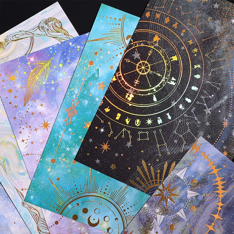 15pcs INS Dreamy Sky Theme Decorative Craft Paper 15pcs INS Dreamy Sky Theme Decorative Craft Paper