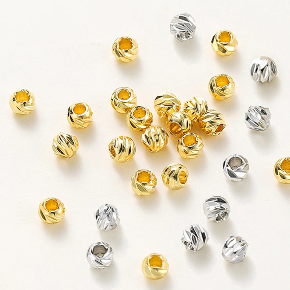 20pcs 18K Gold Plated Flower Spacer Beads 20pcs 18K Gold Plated Flower Spacer Beads