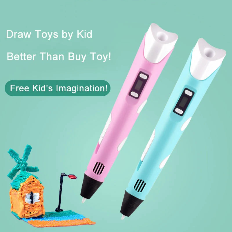 3D Printing Pen with PLA Filament & Case 3D Printing Pen with PLA Filament & Case