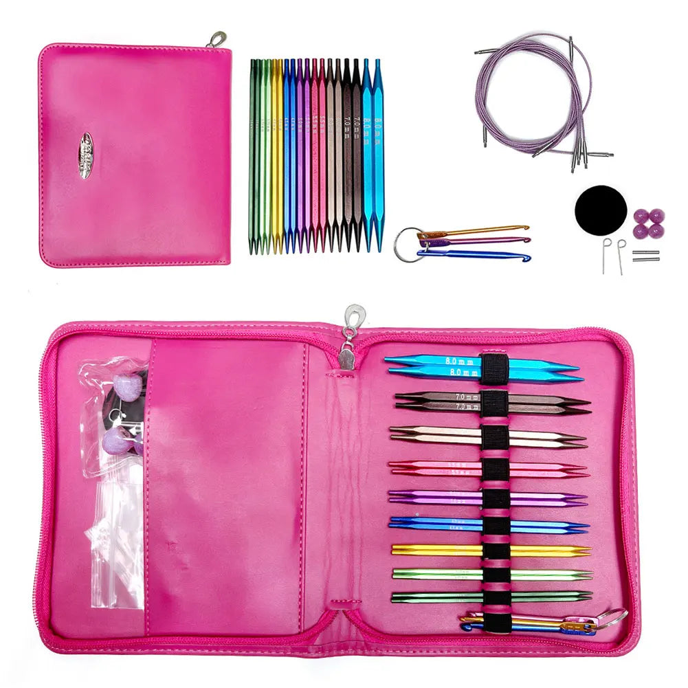 Interchangeable Knitting & Crochet Needle Set Interchangeable Knitting & Crochet Needle Set