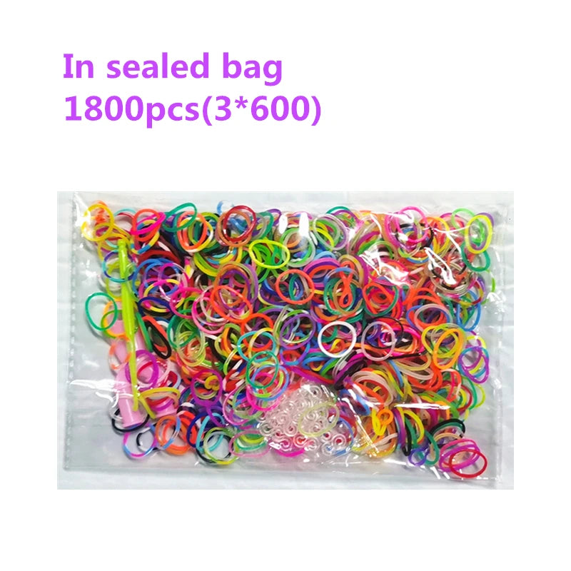 Colorful Loom Bands DIY Bracelet Kit Colorful Loom Bands DIY Bracelet Kit