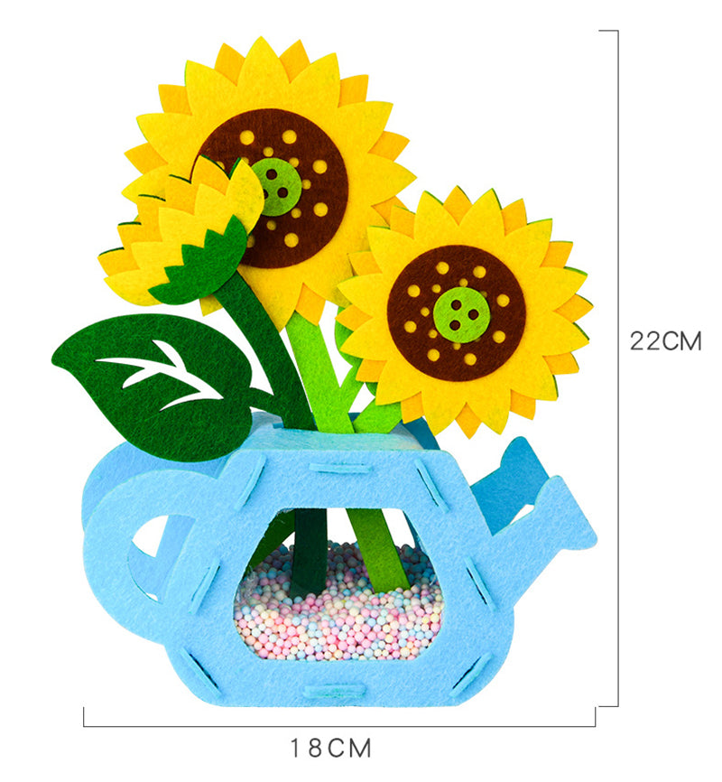 Montessori DIY Felt Flower Craft Kit Montessori DIY Felt Flower Craft Kit