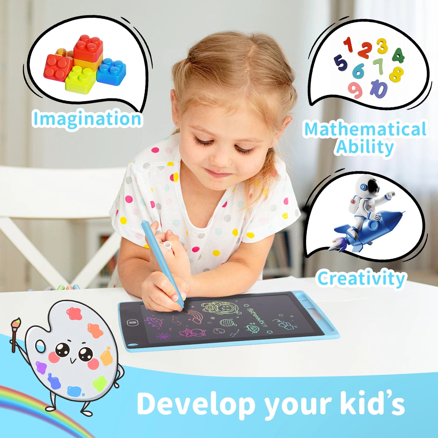 12-Inch LCD Writing Tablet – Erasable Drawing Pad for Kids 12-Inch LCD Writing Tablet – Erasable Drawing Pad for Kids
