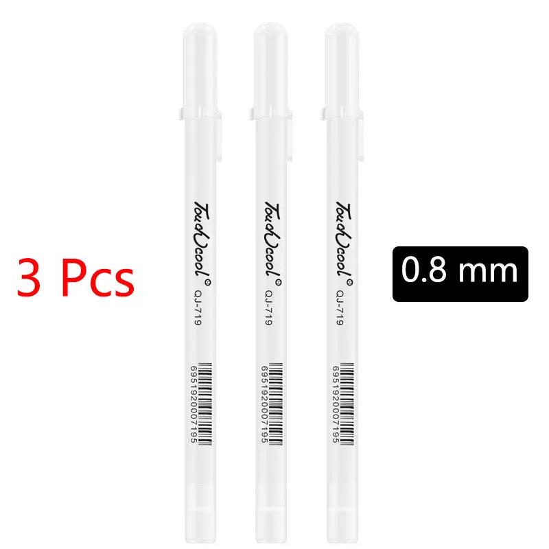 White Waterproof Marker Pens – Oily Gel Brush Set White Waterproof Marker Pens – Oily Gel Brush Set