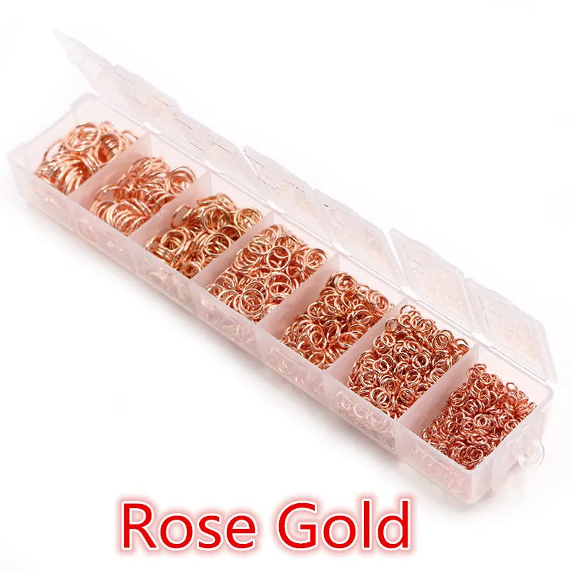Multi-Size Open Jump Rings Set – 8 Colors, 3-10mm Multi-Size Open Jump Rings Set – 8 Colors, 3-10mm