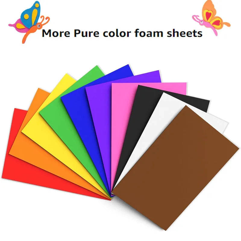 5-10pcs EVA Foam Sheets Craft Paper Set 5-10pcs EVA Foam Sheets Craft Paper Set