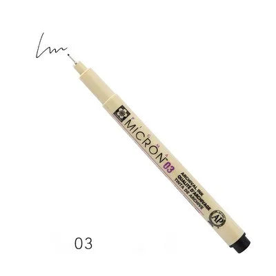 Sakura Pigma Micron Fineliner – Black Ink (1pc) Sakura Pigma Micron Fineliner – Black Ink (1pc)