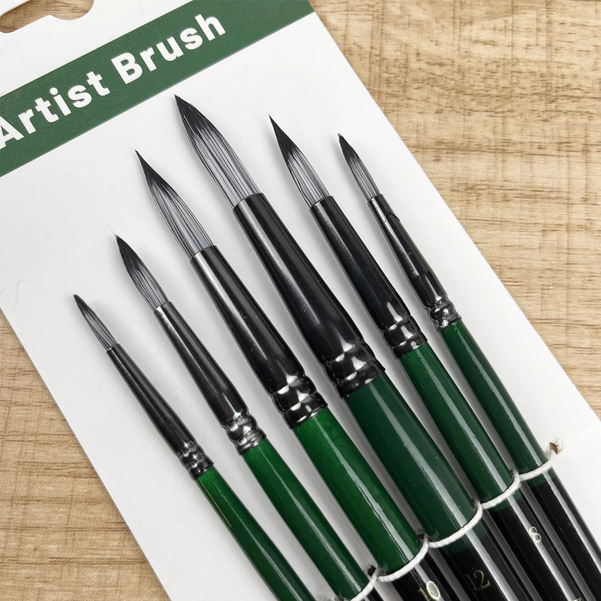 Yutiars 6pc Artist Paint Brush Set – Nylon Brushes for Watercolor, Acrylic & Oil Yutiars 6pc Artist Paint Brush Set – Nylon Brushes for Watercolor, Acrylic & Oil