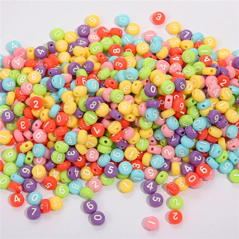 7mm Alphabet Acrylic Beads – 100pcs Kit 7mm Alphabet Acrylic Beads – 100pcs Kit