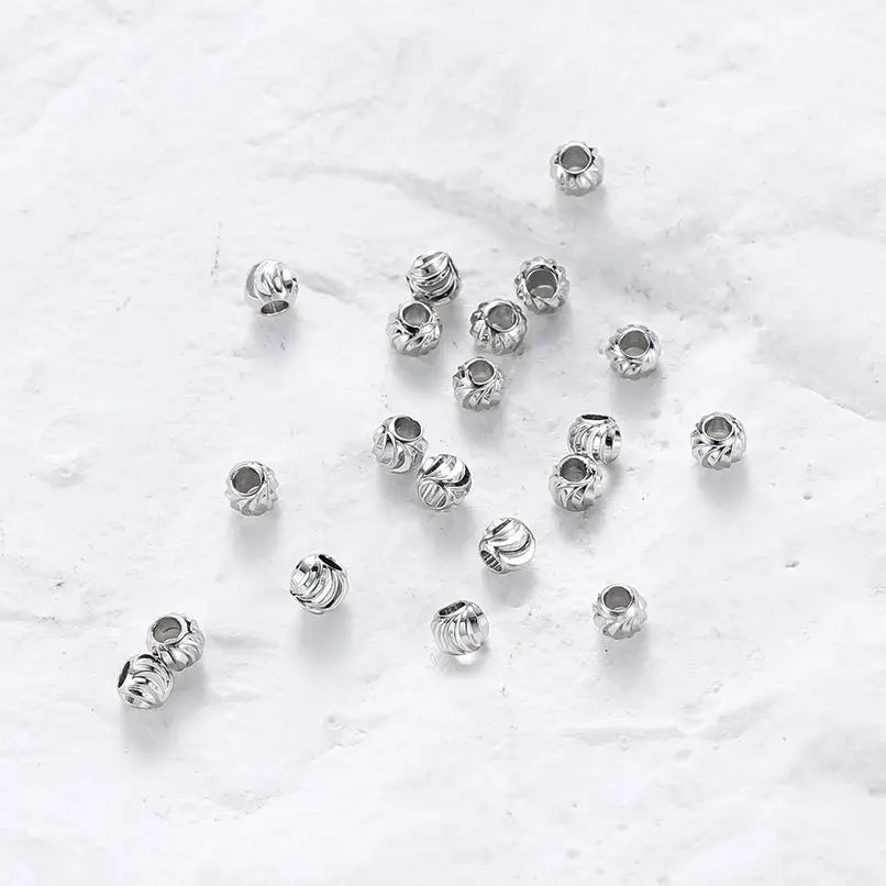 20pcs 18K Gold Plated Flower Spacer Beads 20pcs 18K Gold Plated Flower Spacer Beads