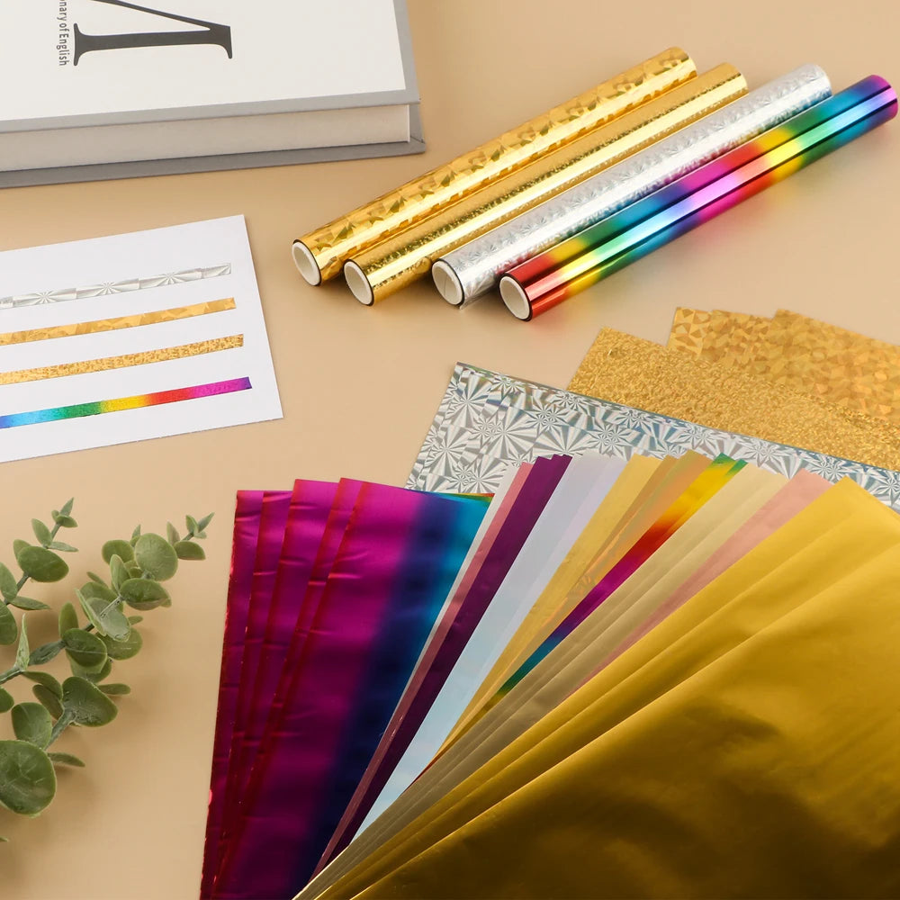 5m Toner Reactive Heat-Activated Foil for Hot Stamping 5m Toner Reactive Heat-Activated Foil for Hot Stamping