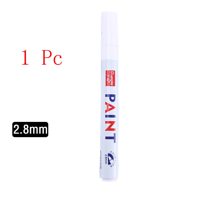 White Waterproof Marker Pens – Oily Gel Brush Set White Waterproof Marker Pens – Oily Gel Brush Set