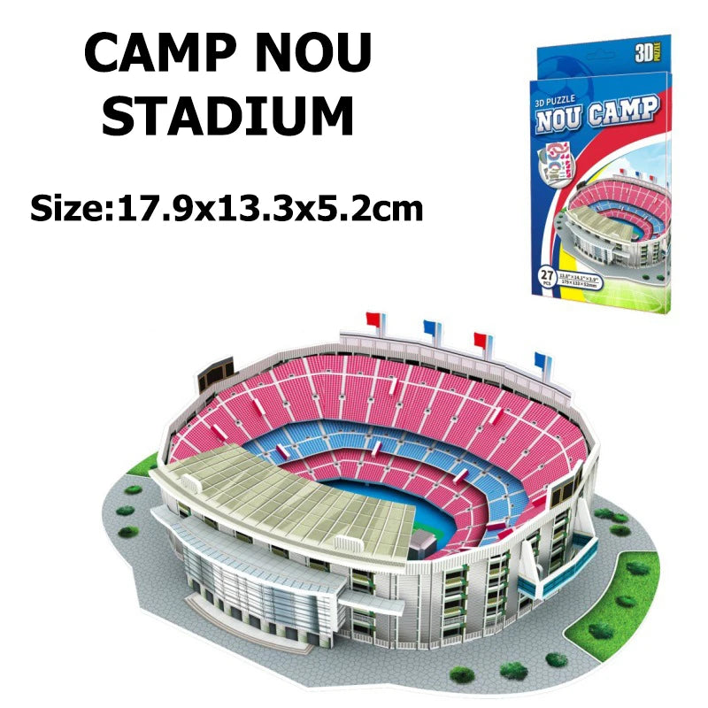 3D DIY Mini Football Stadium Puzzle – Model Building Kit for Fans & Kids 3D DIY Mini Football Stadium Puzzle – Model Building Kit for Fans & Kids