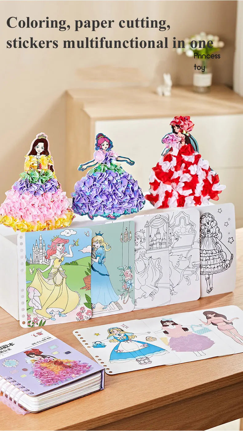 DIY Princess Poking Painting Craft Kit DIY Princess Poking Painting Craft Kit