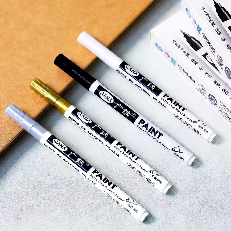 Guangna Metallic Paint Markers – Gold & Silver (1–2 pcs) Guangna Metallic Paint Markers – Gold & Silver (1–2 pcs)