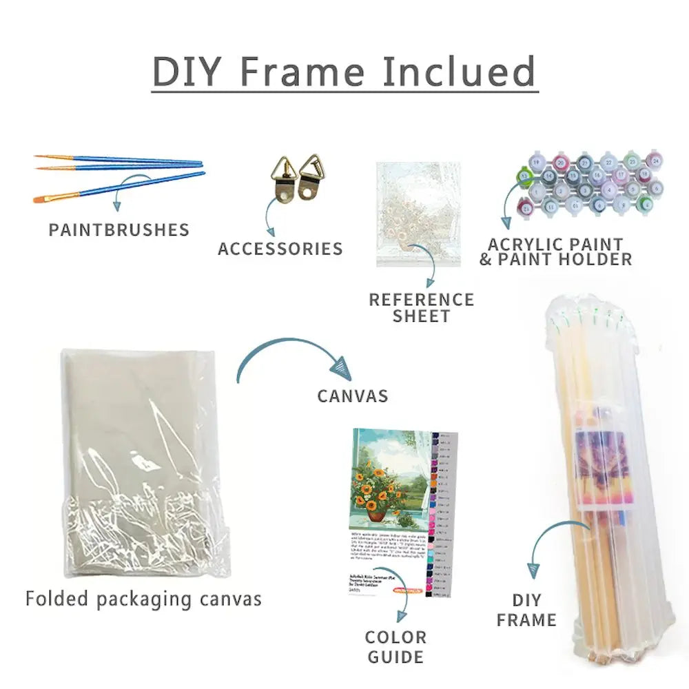 Cityscape Paint by Numbers Kit – DIY Canvas Art with Frame for Adults Cityscape Paint by Numbers Kit – DIY Canvas Art with Frame for Adults