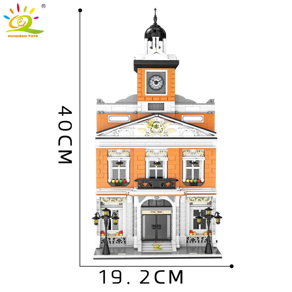 HUIQIBAO MOC City Coffee Shop Building Blocks HUIQIBAO MOC City Coffee Shop Building Blocks