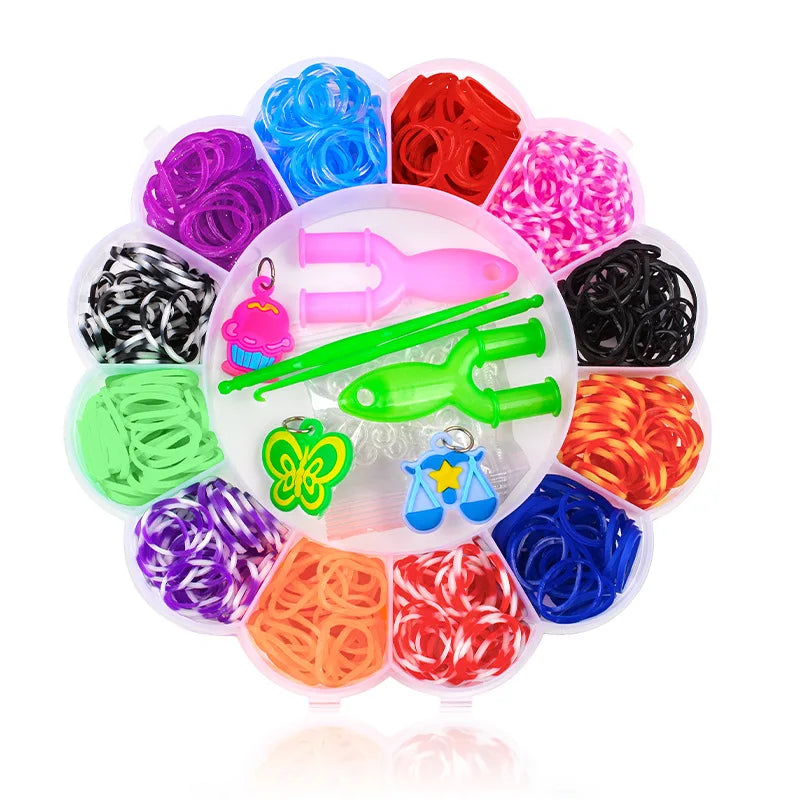 Colorful Loom Bands DIY Bracelet Kit Colorful Loom Bands DIY Bracelet Kit