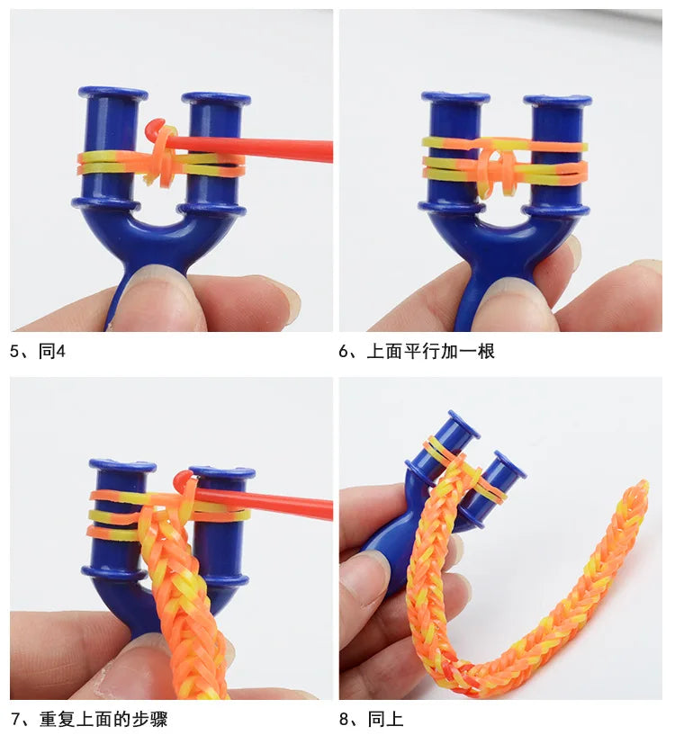 Colorful Loom Bands DIY Bracelet Kit Colorful Loom Bands DIY Bracelet Kit
