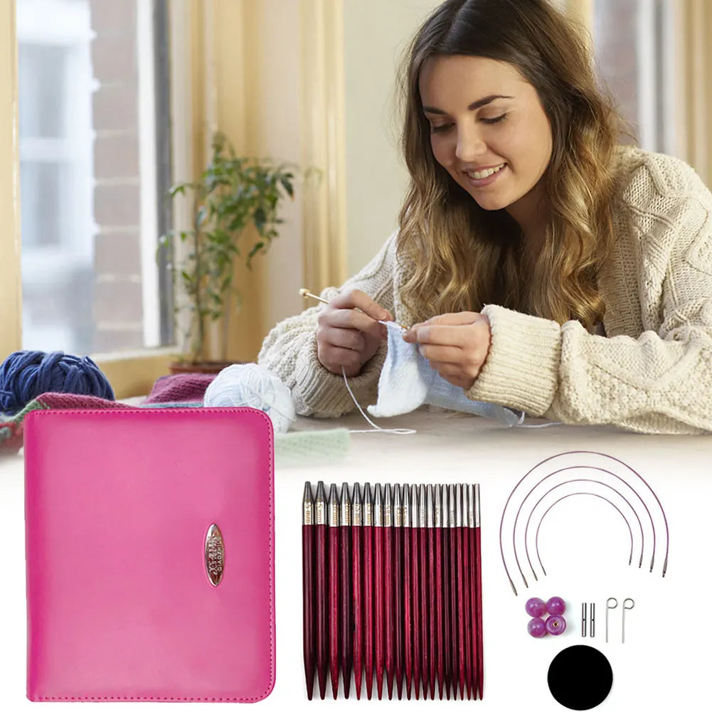 Interchangeable Knitting & Crochet Needle Set Interchangeable Knitting & Crochet Needle Set