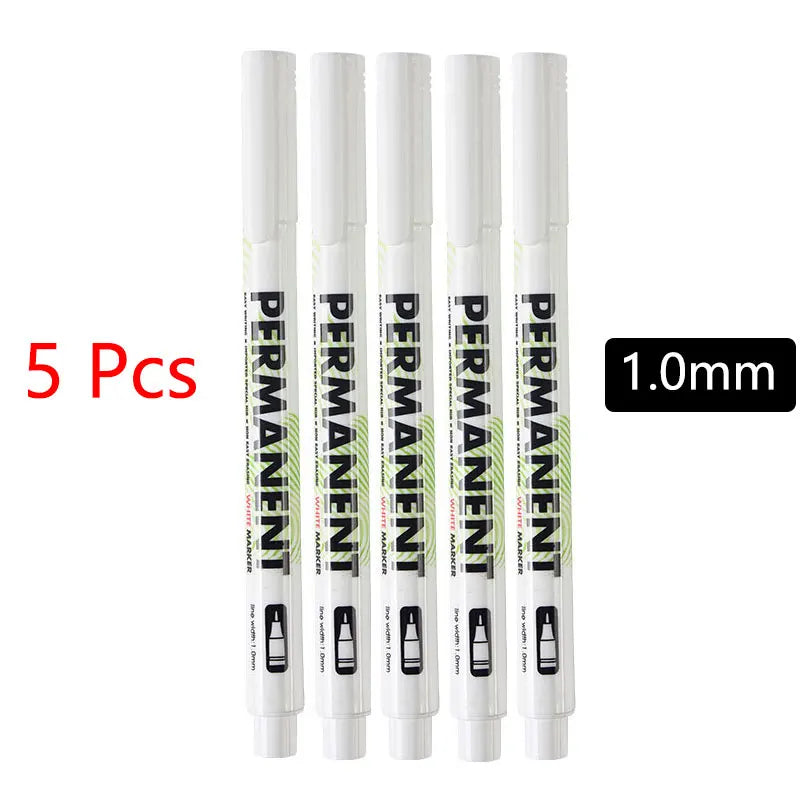 White Waterproof Marker Pens – Oily Gel Brush Set White Waterproof Marker Pens – Oily Gel Brush Set