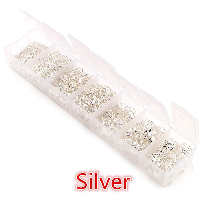 Multi-Size Open Jump Rings Set – 8 Colors, 3-10mm Multi-Size Open Jump Rings Set – 8 Colors, 3-10mm