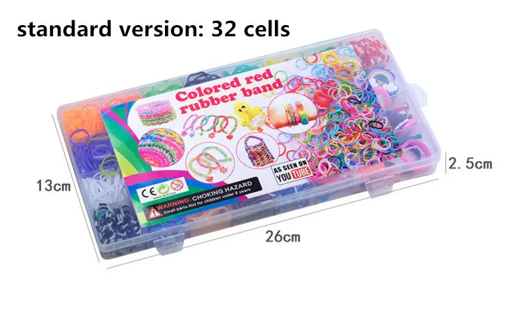 Colorful Loom Bands DIY Bracelet Kit Colorful Loom Bands DIY Bracelet Kit