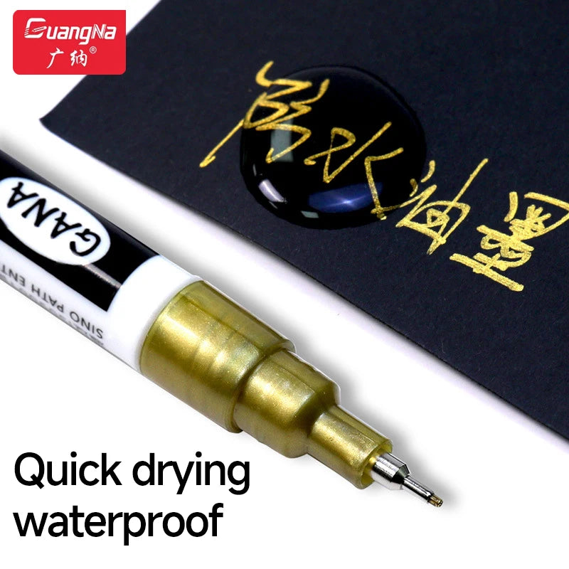 Guangna Metallic Paint Markers – Gold & Silver (1–2 pcs) Guangna Metallic Paint Markers – Gold & Silver (1–2 pcs)