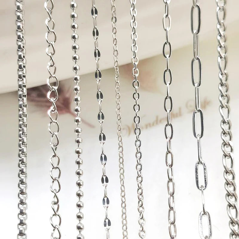 2m No-Fade Stainless Steel Chain – Gold Beaded Chain for DIY Jewelry 2m No-Fade Stainless Steel Chain – Gold Beaded Chain for DIY Jewelry