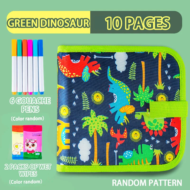 Reusable Doodle Book – 12 Pen Drawing Pad for Kids Reusable Doodle Book – 12 Pen Drawing Pad for Kids