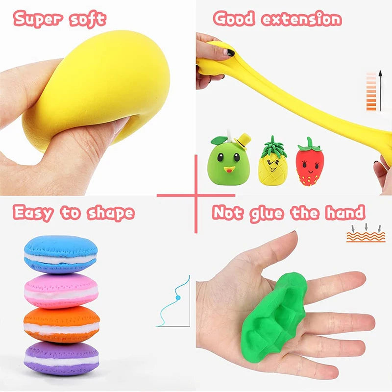 36-Color Air Dry Clay Set for Kids 36-Color Air Dry Clay Set for Kids