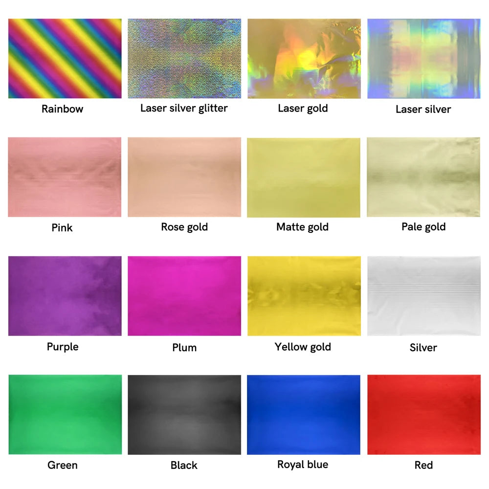 5m Toner Reactive Heat-Activated Foil for Hot Stamping 5m Toner Reactive Heat-Activated Foil for Hot Stamping