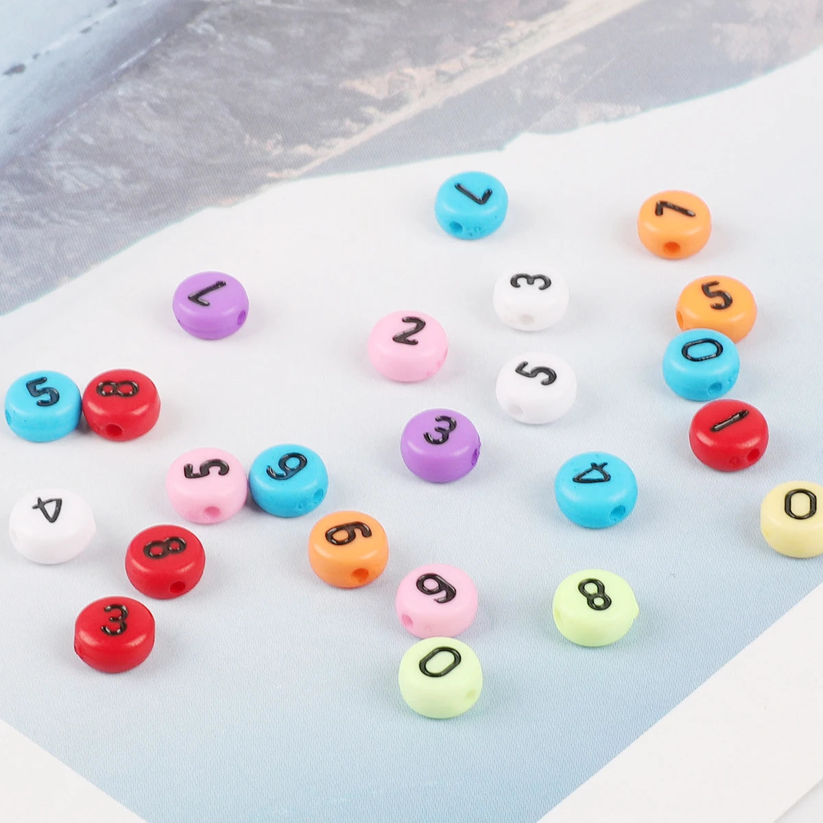 7mm Alphabet Acrylic Beads – 100pcs Kit 7mm Alphabet Acrylic Beads – 100pcs Kit