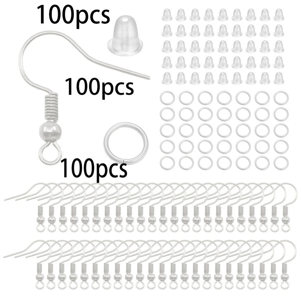Jewelry Findings Kit – 210–400pcs Clasps, Crimps, Jump Rings & Beads Jewelry Findings Kit – 210–400pcs Clasps, Crimps, Jump Rings & Beads