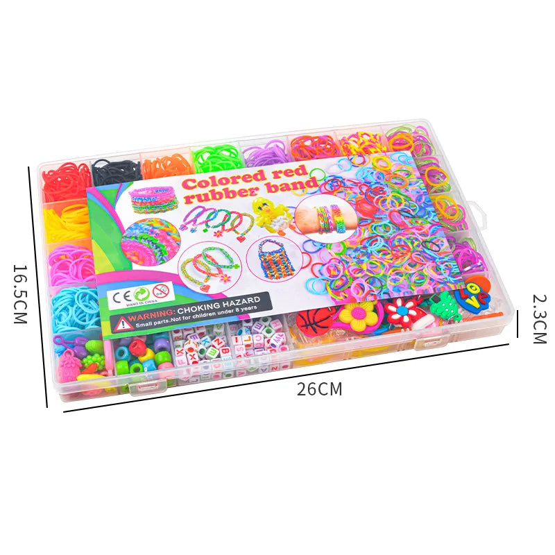 Colorful Loom Bands DIY Bracelet Kit Colorful Loom Bands DIY Bracelet Kit