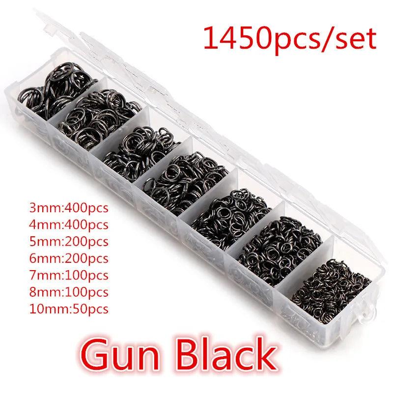 Multi-Size Open Jump Rings Set – 8 Colors, 3-10mm Multi-Size Open Jump Rings Set – 8 Colors, 3-10mm